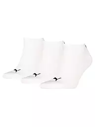 PUMA | Sneaker Socken 3er Pkg blue / gey melange | weiss
