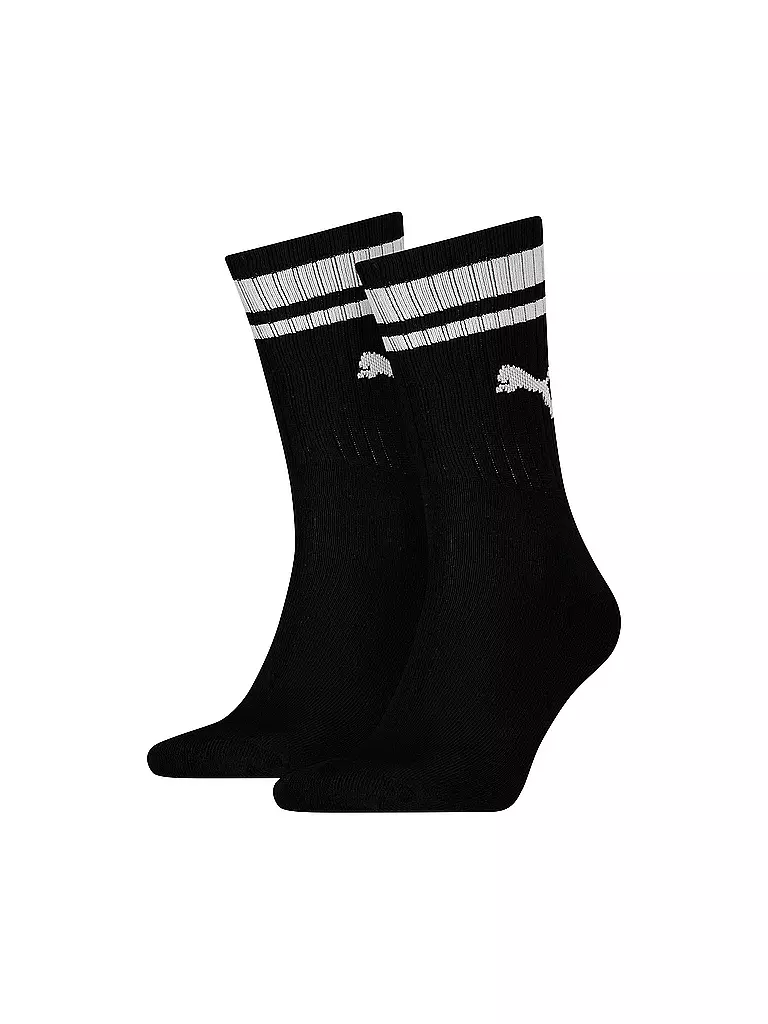 PUMA | Sportsocken 2-er Pkg. "Heritage" black | schwarz