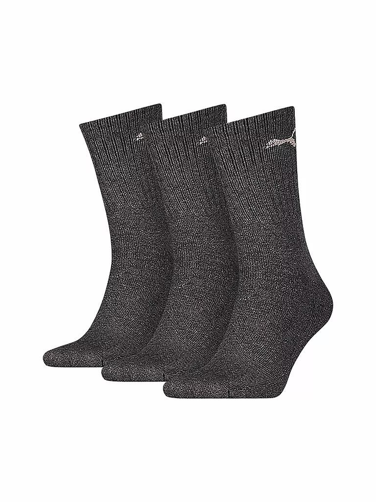 PUMA | Sportsocken 3er Pkg anthracite | grau