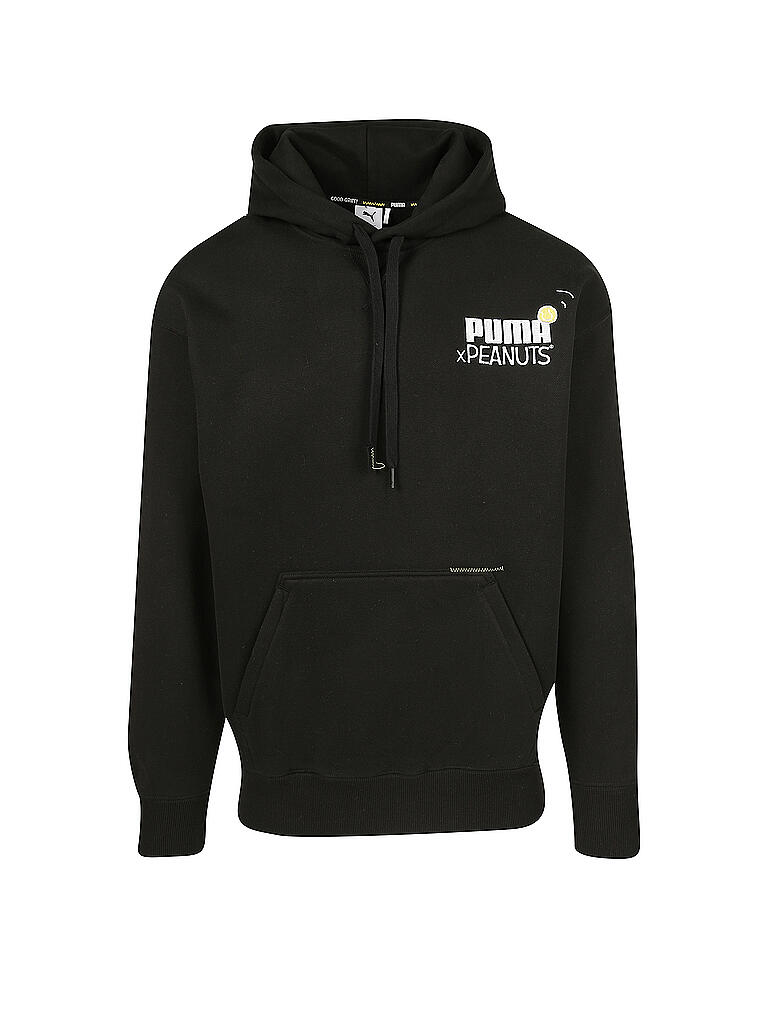 PUMA | x PEANUTS  Kapuzensweater | schwarz