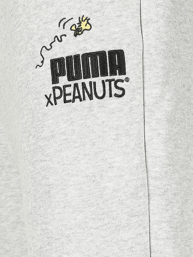 PUMA | x PEANUTS Sweathose Regular Fit  | grau