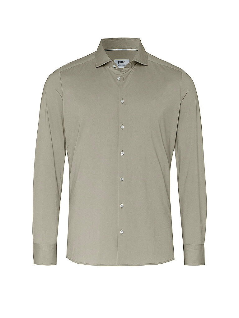 Hemd Slim Fit beige 43 herren
