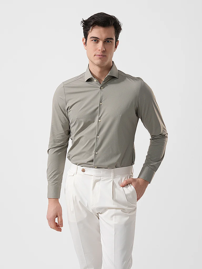 Pure Shirt Slim Fit Sand 39 4