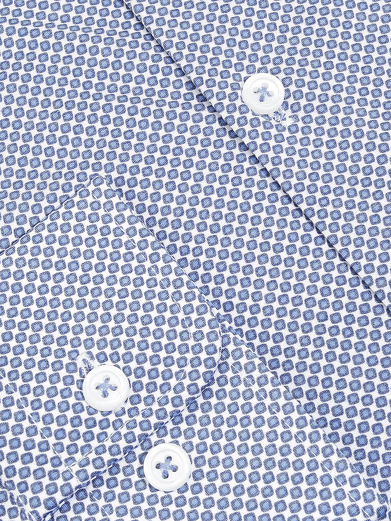 PURE | Jerseyhemd Slim Fit  | blau
