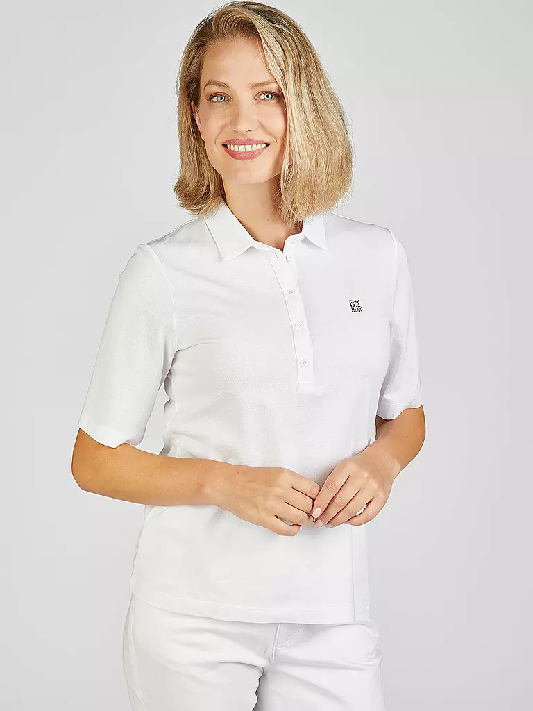 RABE | Poloshirt  | weiss