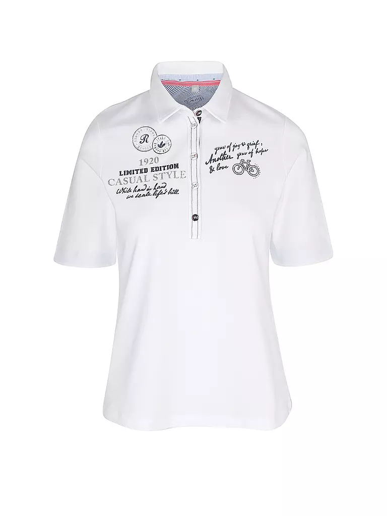 RABE | Poloshirt | weiß