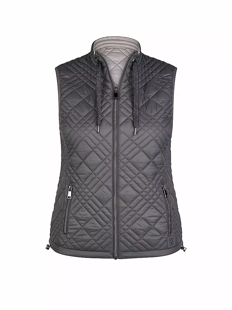 RABE | Steppgilet | grau