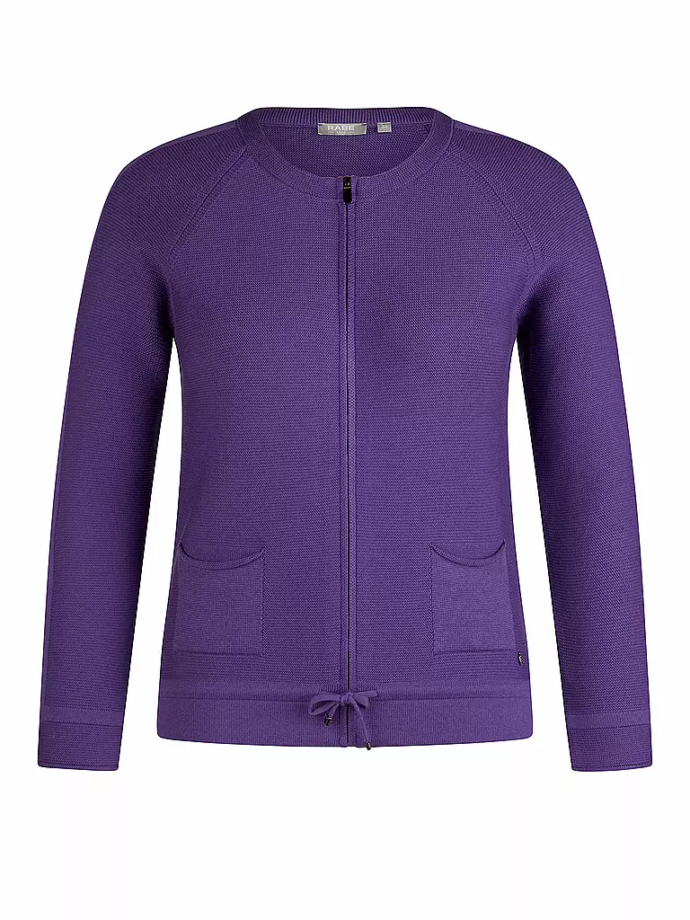 lila Strickjacke RABE