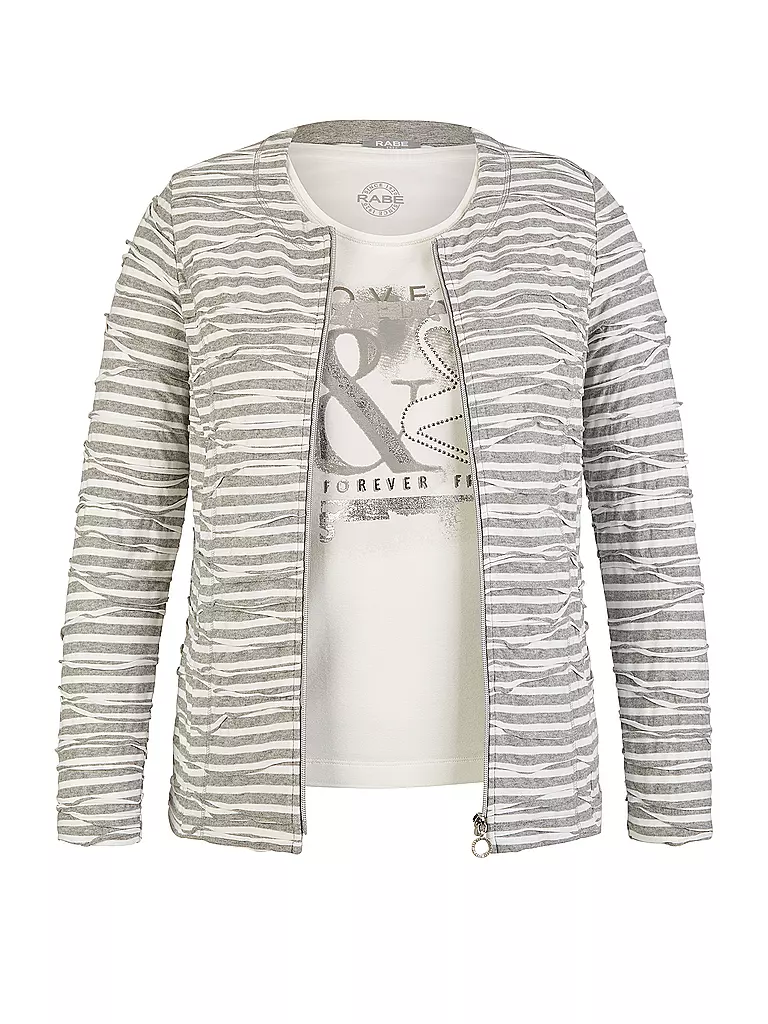 RABE | Twinset | grau