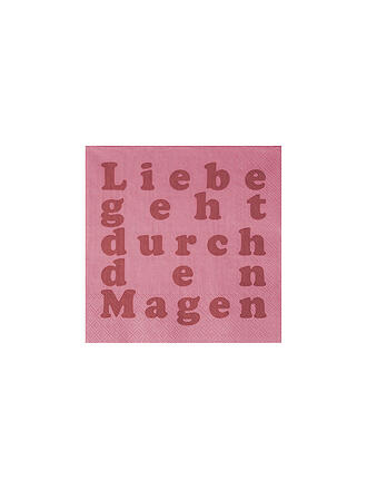 RAEDER | Lunch Servietten 33x33cm Liebe geht durch den Margen 