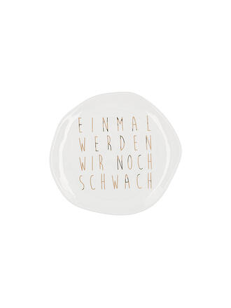 RAEDER | Weihnachtsteller 14cm EINMAL WERDEN WIR...