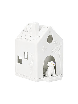 RAEDER | Lichthaus 8,7x7x11,1cm Hund Weiss