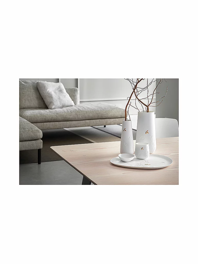 RAEDER Vase en porcelaine grande 25 cm blanc