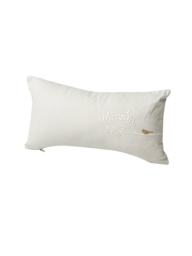 Kissen gefüllt TRAUMKISSEN 33x17cm Goldvogerl beige baby