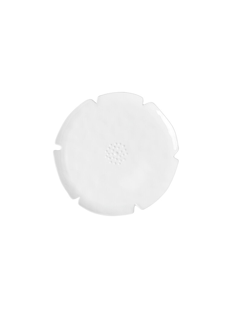 Teller 22cm DAS BLUEHENDE LEBEN weiss baby