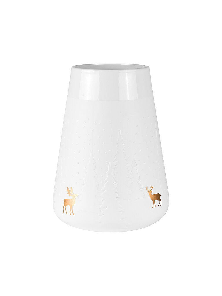 Weihnachts Poesie Vase Weiss weiss baby