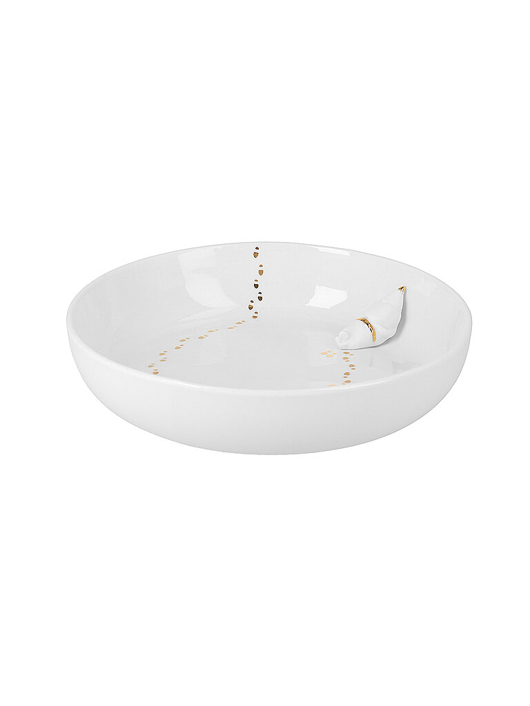 RAEDER Weihnachtsschale Santas 20cm Traumland weiss