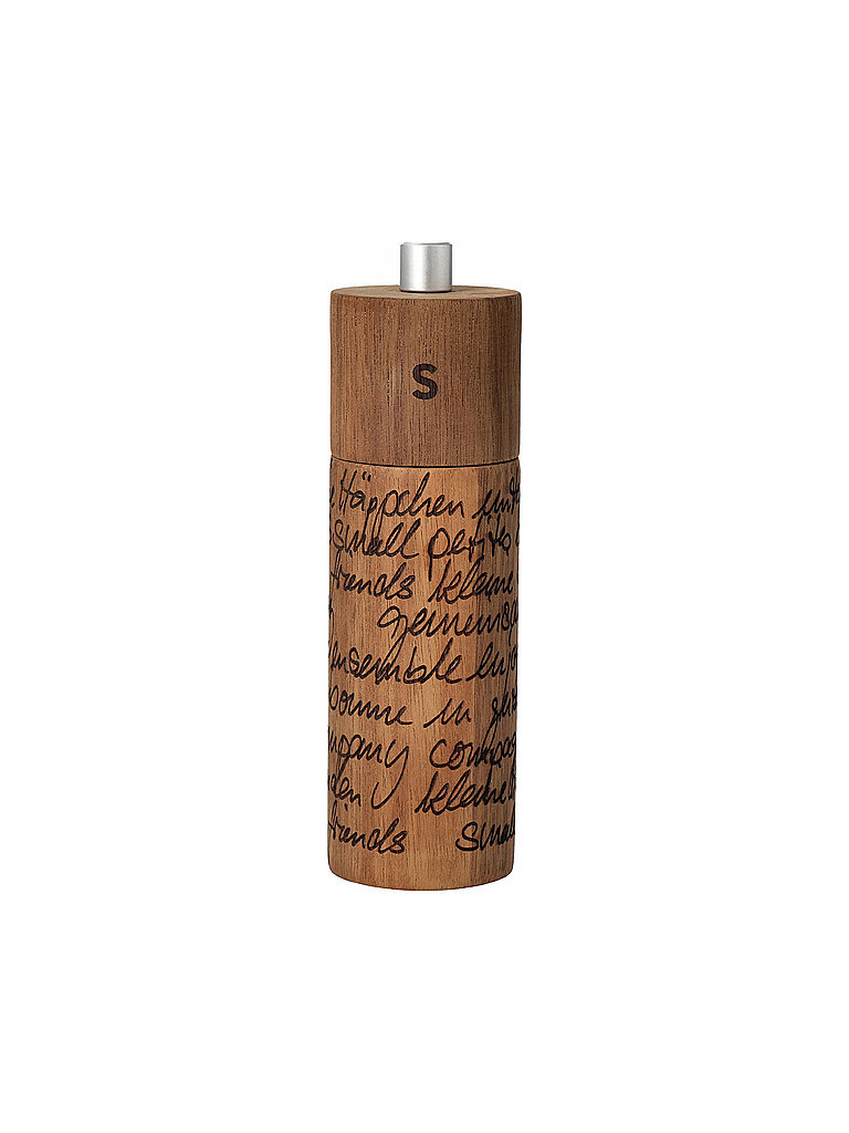 Salzmühle Häppchenweise braun baby