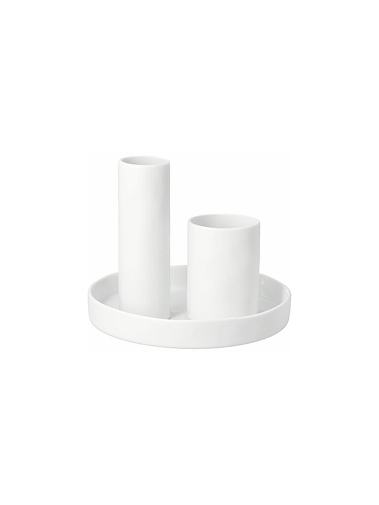 RAEDER Vase GLUECKSMOMENT 16,2cm weiss