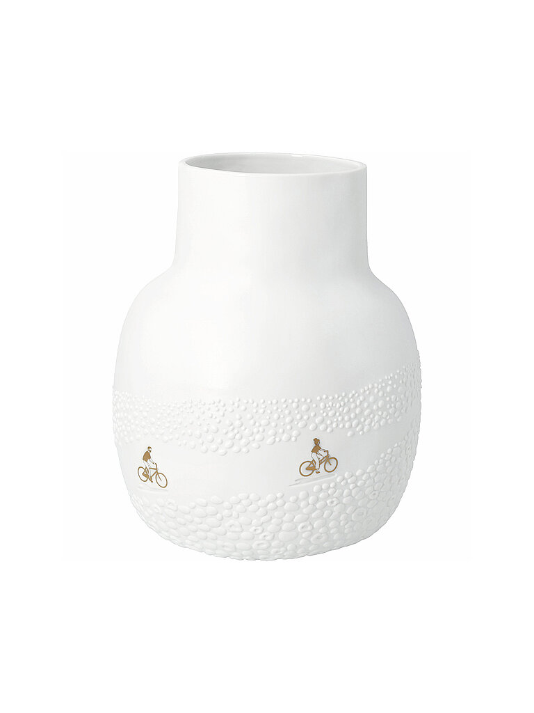 RAEDER Vase BLUMENFELD 18x22cm  weiss baby