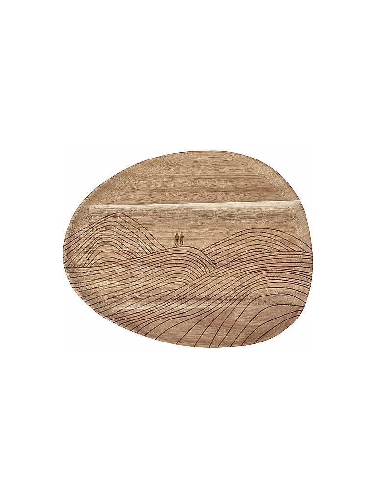 Tablett FERNWEH 30x23cm weiss baby
