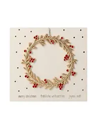 RAEDER | Festtagsornament 8cm Himmlische Weihnachten  | Gold