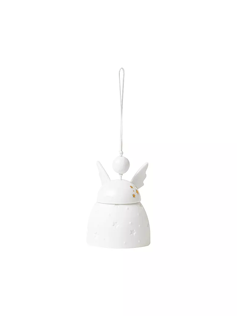 RAEDER | Glockenengel 7,5cm Sterne | Weiss