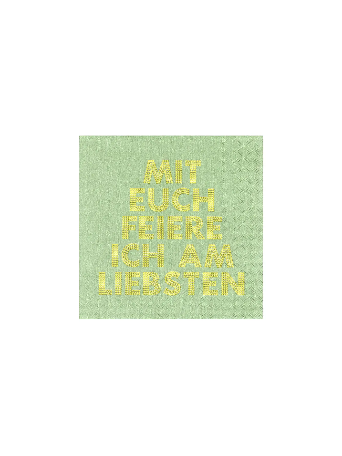 RAEDER | Lunch Servietten 33x33cm  | hellgrün