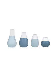 RAEDER | Mini Pastellvasen 4er Set  | blau
