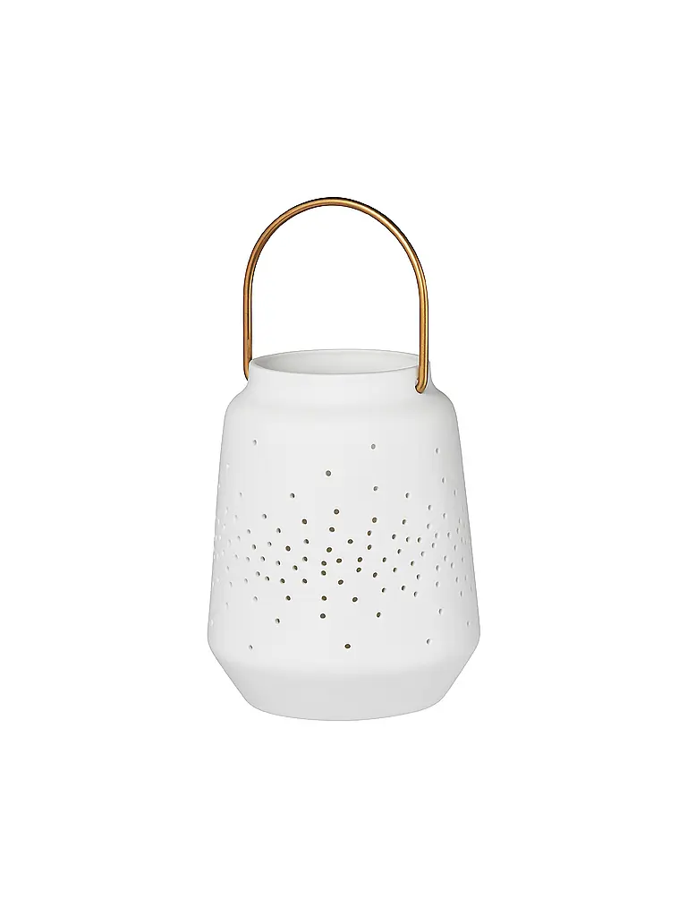 RAEDER | Porzellan Laterne Mini Weiss  | Weiss