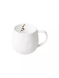RAEDER | Tasse 7,5cm SCHNEETAG Schlitten fahren  | Weiss