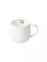 RAEDER | Tasse 7,5cm SCHNEETAG Schlitten fahren  | Weiss