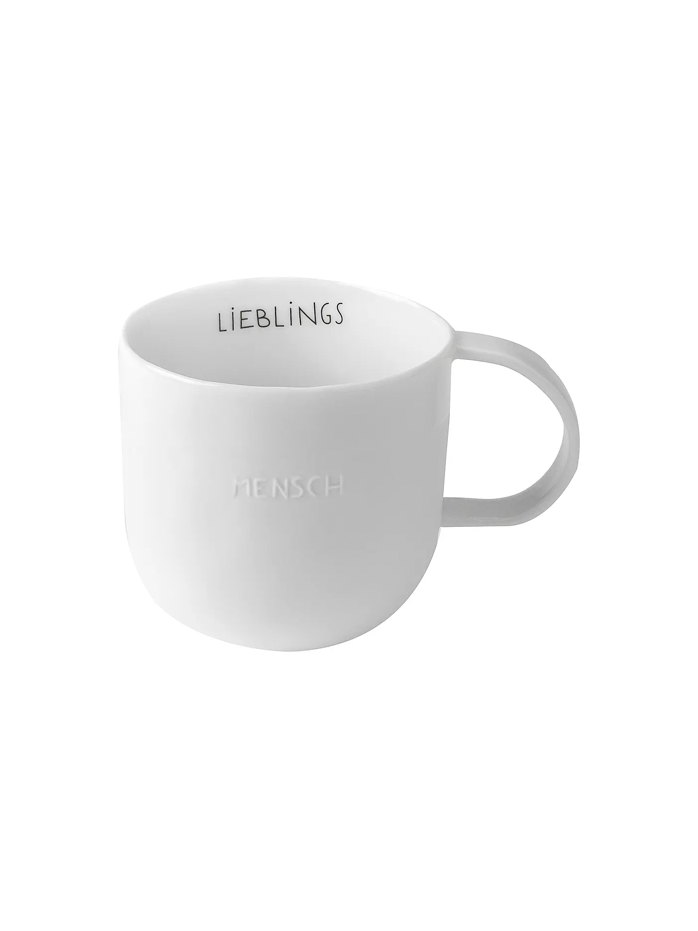 RAEDER | Tasse 300ml GUTEN MORGEN Alles Freundin  | weiss