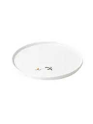 RAEDER | Teller SCHNEETAG 22cm Schlittenfahren  | Weiss