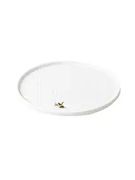 RAEDER | Teller SCHNEETAG 22cm Schlittenfahren  | Weiss