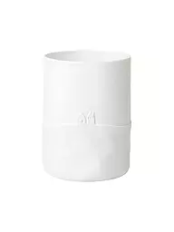 RAEDER | Vase 16,5cm SCHNEETAG Schneeballschlacht  | Weiss