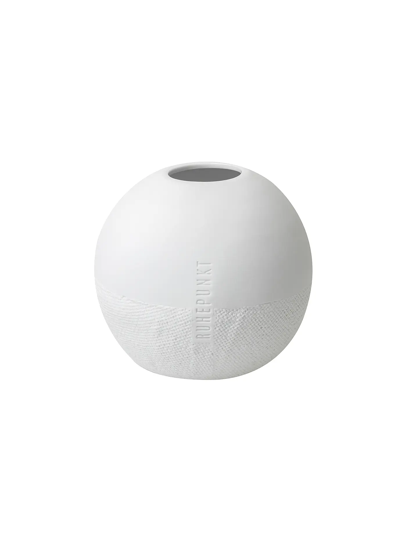 RAEDER | Vase FORMSPRACHE 14x13,5cm Weiss | weiss