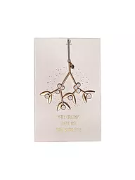 RAEDER | Weihnachts Ornament MISTLETOE | Gold