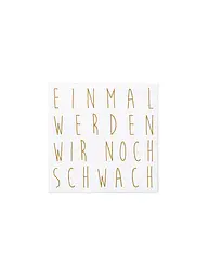 RAEDER | Weihnachts-Servietten 25x25cm  | Weiss