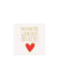 RAEDER | Weihnachts-Servietten 25x25cm  | Beige