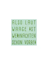 RAEDER | Weihnachts-Servietten 25x25cm  | Hellgrün