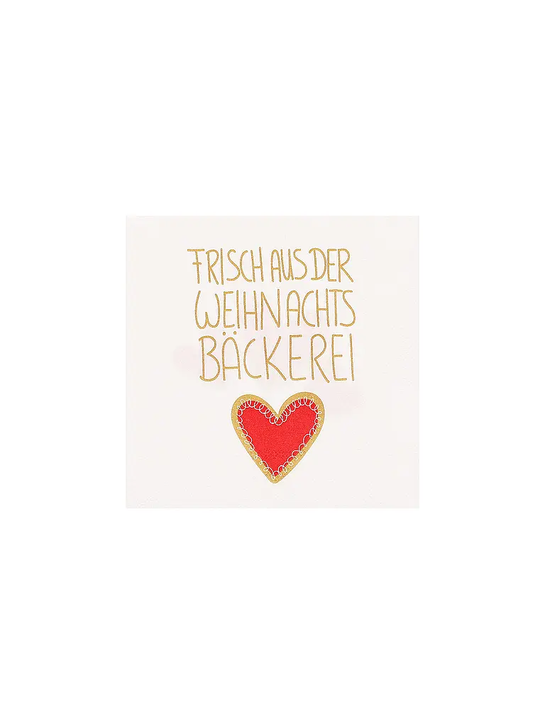 RAEDER | Weihnachts-Servietten 25x25cm  | Beige