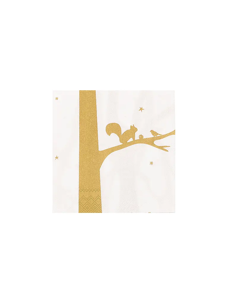 RAEDER | Weihnachts-Servietten 25x25cm  | Weiss
