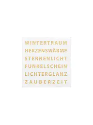 RAEDER | Weihnachts-Servietten 33x33cm  | Weiss