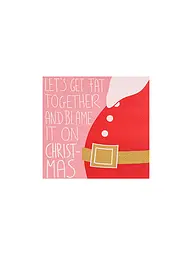 RAEDER | Weihnachts-Servietten 33x33cm  | Rosa