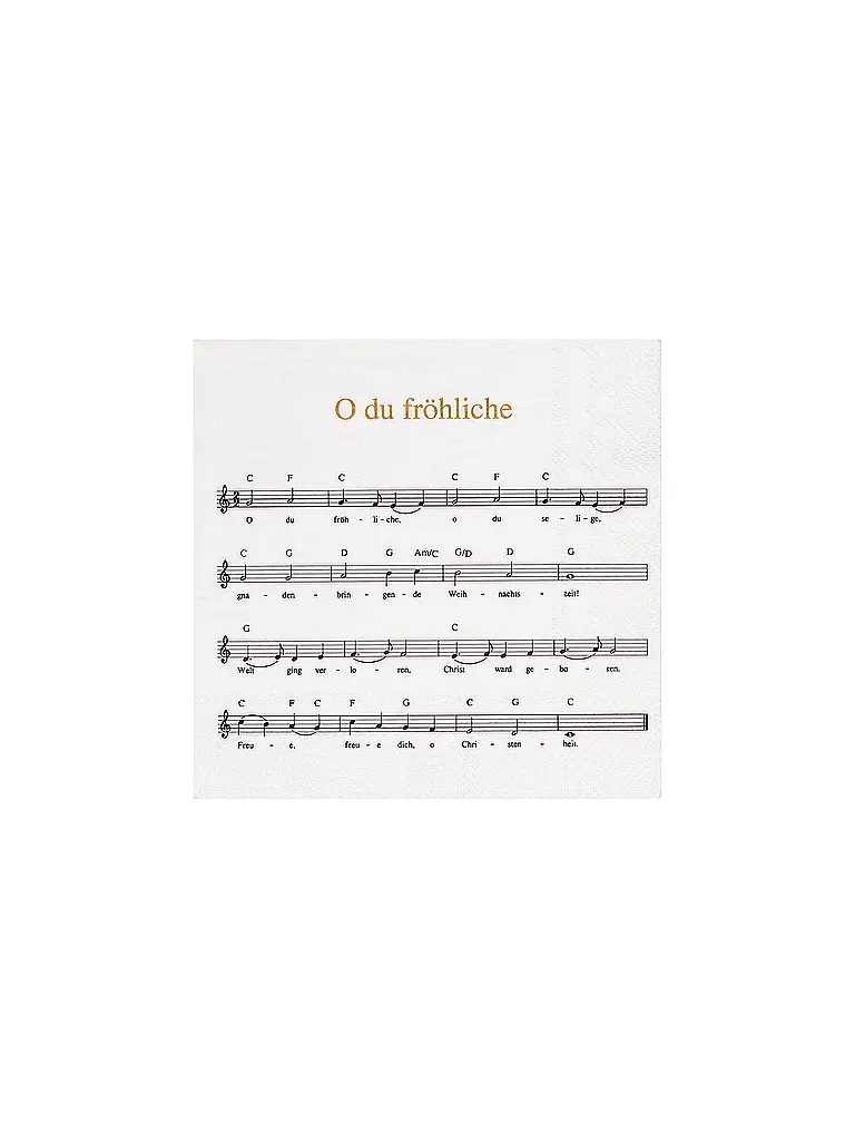 RAEDER | Weihnachts-Servietten 33x33cm  | Weiss