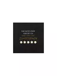 RAEDER | Weihnachts-Servietten 33x33cm ZIMTSTERNE | Dunkelblau