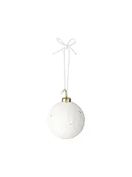 RAEDER | Weihnachtskugel 6cm Mistelzweig | Weiss