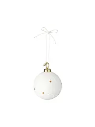 RAEDER | Weihnachtskugel 6cm Mistelzweig | Weiss
