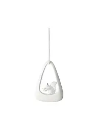 RAEDER | Weihnachtsornament Eichhörnchen  | Weiss